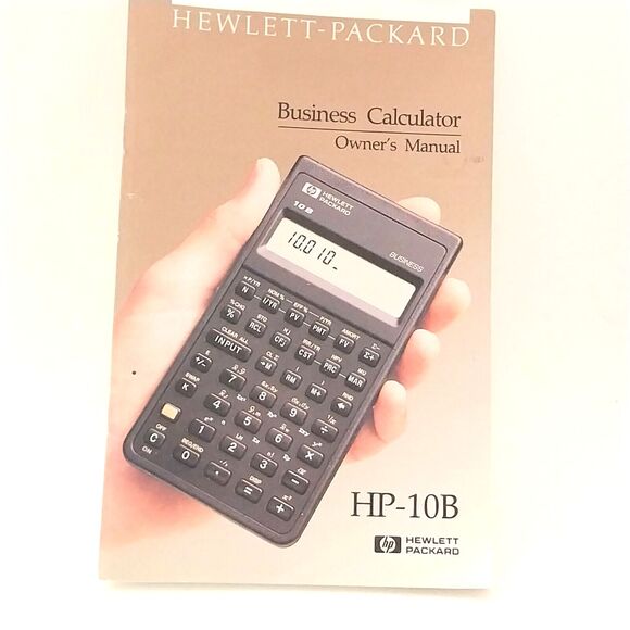 Hewlett Packard HP-10B Business Calculator With Case And Manual #1251 - Picture 5 of 9